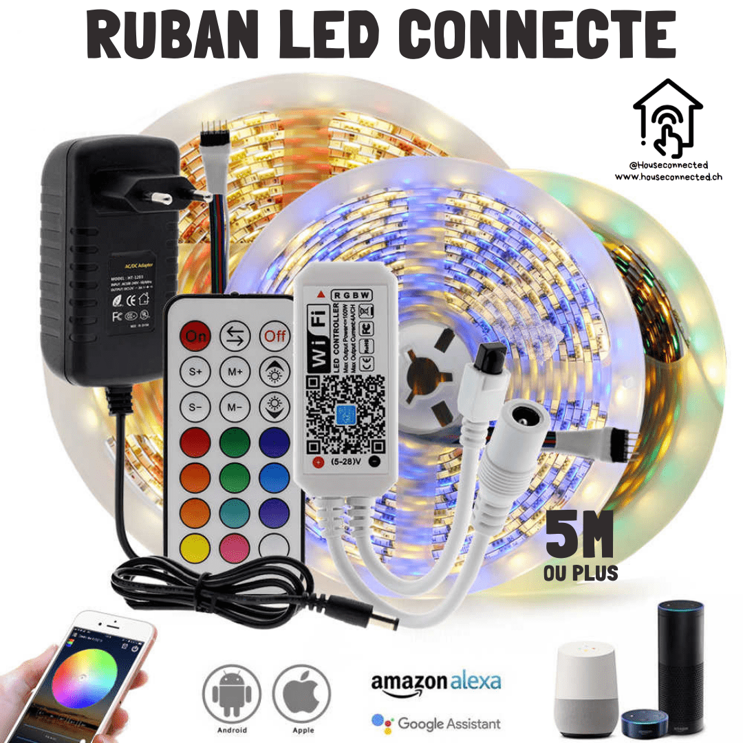 Ruban LED Connecté - House Connected - Maison connectée